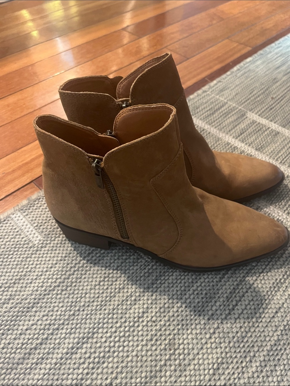 Lucky Brand Women's Suede Ankle Boots - Tan